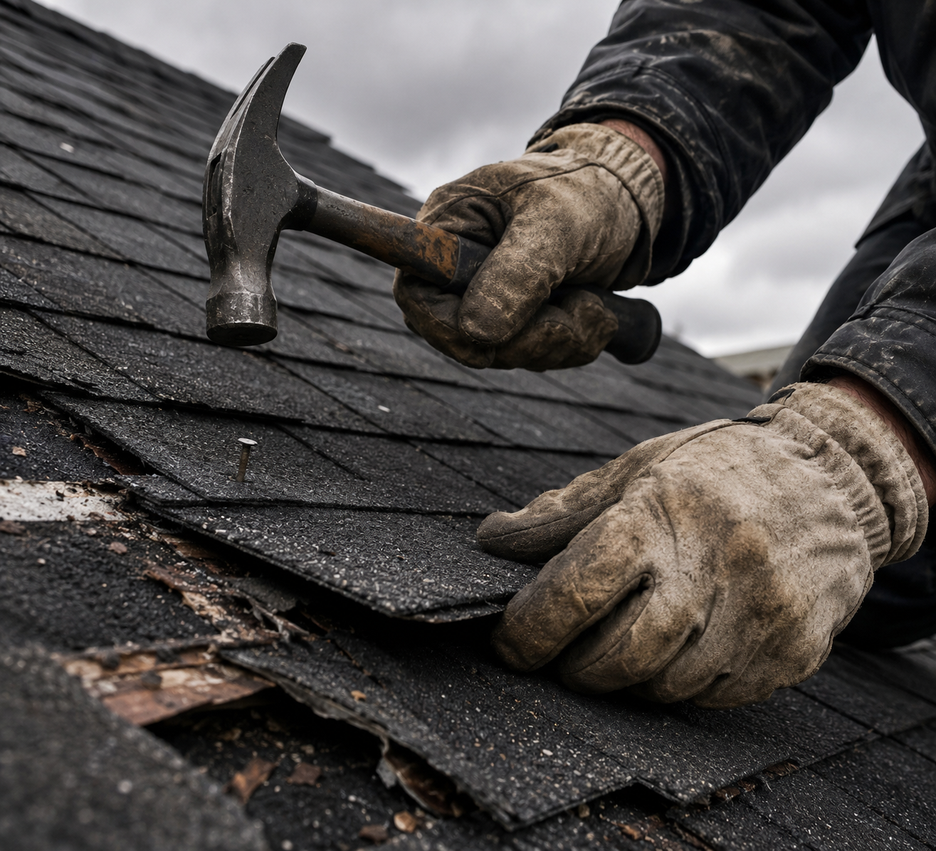Storm damage repair